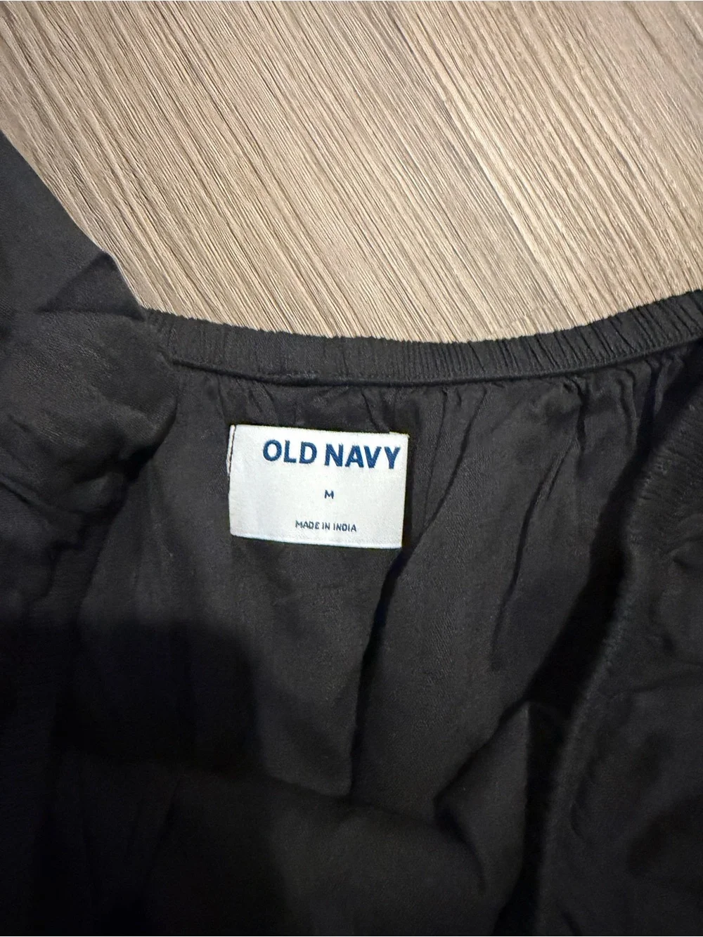 Old Navy Off-Shoulder Ruffle Top - Black - Picture 2 of 2